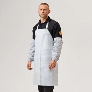 Фартук спилковый (белый)